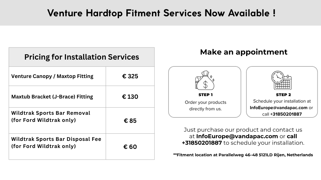 MAXTOP 3 STANDARD - FORD 2012-2022