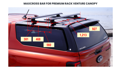 MAXCROSS BAR FOR PREMIUM RACK VENTURE CANOPY