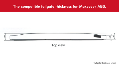 MaxCover 4.5 - Bâche Rigide Pick-up | Maxliner France