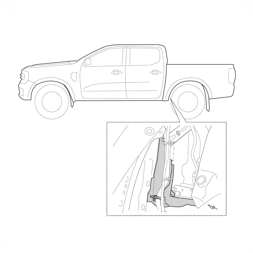 MAXTUB BRACKET FOR VENTURE CANOPY (J-Brace)